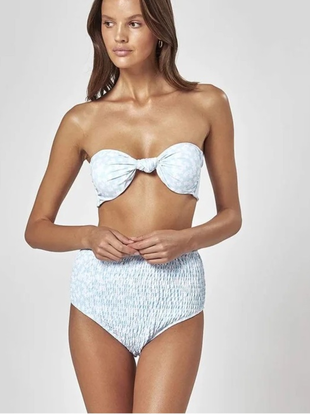 NEW Charlie Holiday Bikini Cabo Bandeau Top + Newport Bikini Briefs Summer NWOT